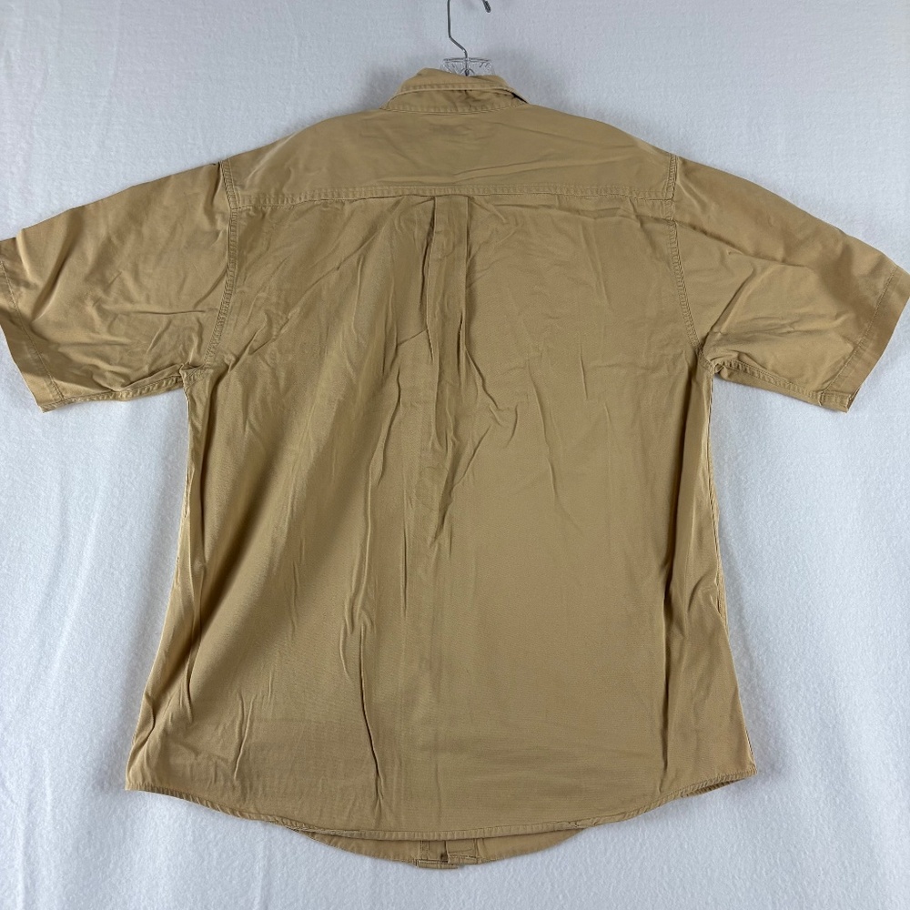 Carhartt, 100% Cotton, Button Down Shirt, Short‎ Sleeve, Men's Size M, Rugged - Picture 5 of 10